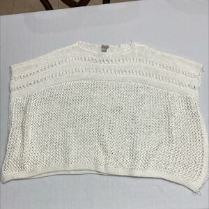 Chico’s Crocheted Poncho-size s/m